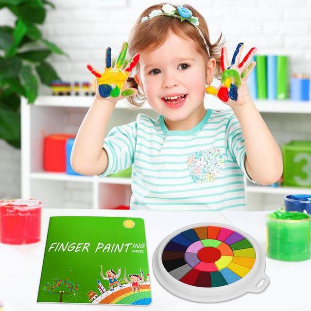 Kids Finger Paint Tool Kit Kids Washable Finger Painting Set Funny Finger Painting  Kit For Children